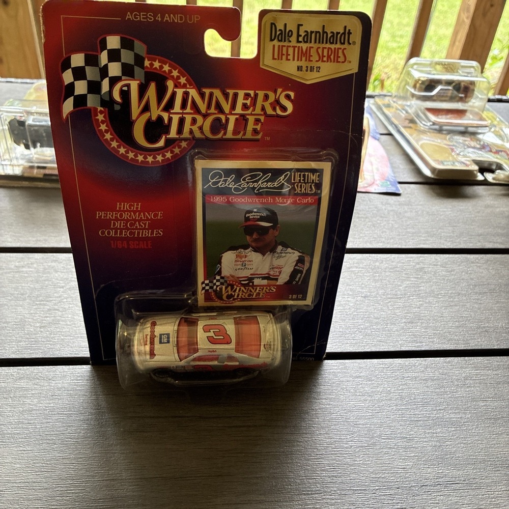 1995 Winner's Circle Lifetime Series #3 DALE EARNHARDT 3/12 Goodwrench Silver